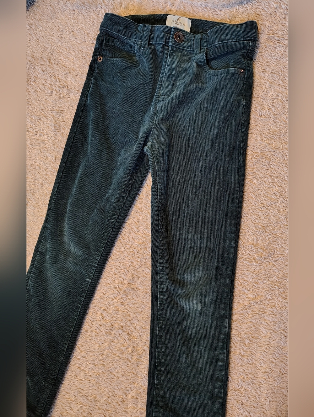 Class Club Boys Dark Green Corduroy Pants Casual Church School Size 6